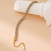 Stainless Steel Rhinestone Cup Chain Bracelets for Woman PW-WG34DD3-02-3