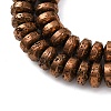 Electroplated Natural Lava Rock Beads Strands G-A256-E01-01D-2