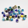 Mixed Dolphin and Round Cat Eye Pendants CE-A001-01-1