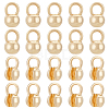 20Pcs Brass Bead Tips KK-BC0012-46-1