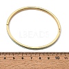 304 Stainless Steel Enamel Hinged Cuff Bangles for Women SA-CBAC920-15G-01F-5