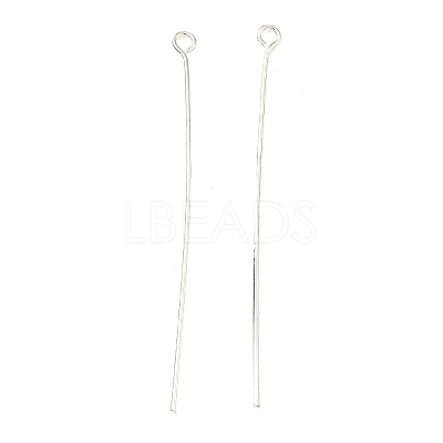 50MM Silver Color Plated Brass Eye Pins X-EPC5.0cm-S-1