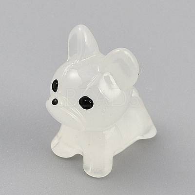 Luminous Resin Dog Display Decorations RESI-CJC0012-30G-1