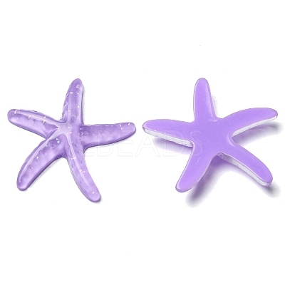 Translucent Resin Sea Animal Cabochons RESI-B016-01E-1