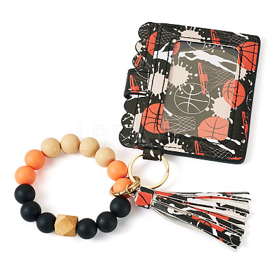 Silicone Beads Keychain KEYC-TAC00021-1