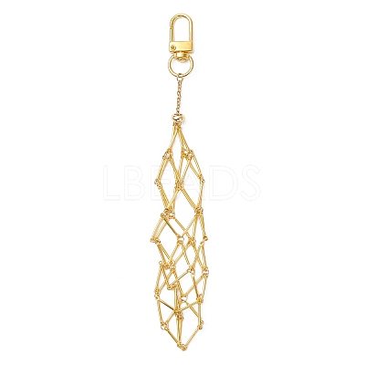 304 Stainless Steel Pouch Empty Stone Holder Pendant Decoration SA-CJC5C8-G-1