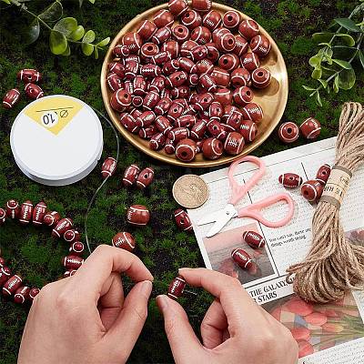 Rugby Beads Bracelet Making Kit DIY-NB0007-48-1
