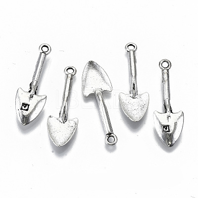 Tibetan Style Alloy Pendants X-TIBEP-N009-010-RS-1