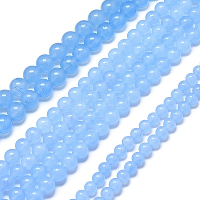 Natural Malaysia Jade Beads Strands G-L645-C01-4mm-21-1
