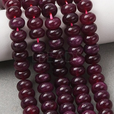 Natural White Jade Beads Strands X-G-E507-01-04-1