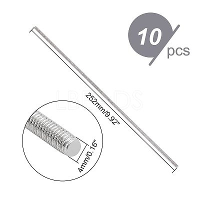 304 Stainless Steel Fully All Threaded Long Screw FIND-WH0112-86-1