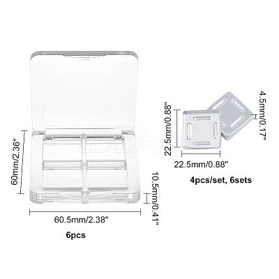 DIY Empty Eyeshadow Pallet MRMJ-OC0001-21-1