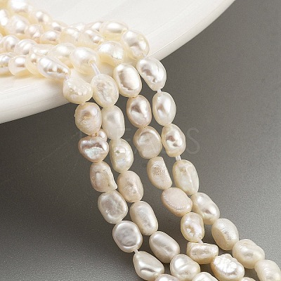 Natural Keshi Pearl Cultured Freshwater Pearl Beads Strands PEAR-P062-25B-X-1