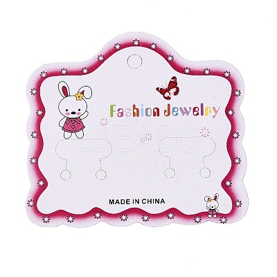 Cardboard Paper Jewelry Display Cards for Hair Ties Storage CDIS-N004-12-1