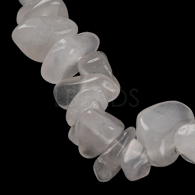 Natural White Jade Beads Strands G-F703-02A-1