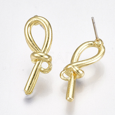 Alloy Stud Earring Findings LS-PALLOY-S121-78-1