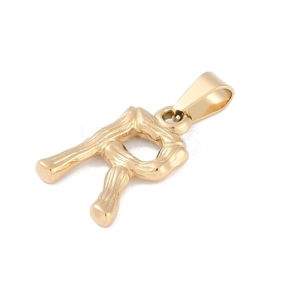 304 Stainless Steel Pendants STAS-F235-01G-R-1