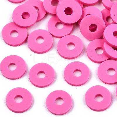 Handmade Polymer Clay Beads LS-CLAY-Q251-8.0mm-57-1