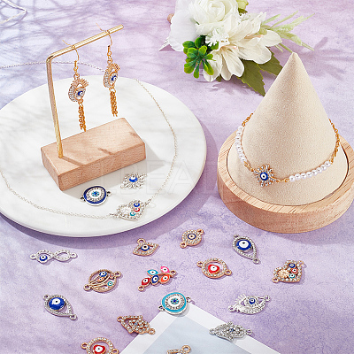 Evil Eye Jewelry Making Finding Kit DIY-NB0008-22B-1