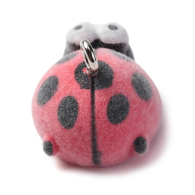 Flocky Animal Resin Pendants FIND-S001-03G-1