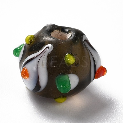 Handmade Bumpy Lampwork Beads LAMP-E023-02-1