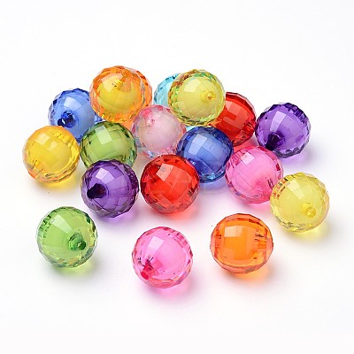 Transparent Acrylic Beads TACR-S086-20mm-M-1