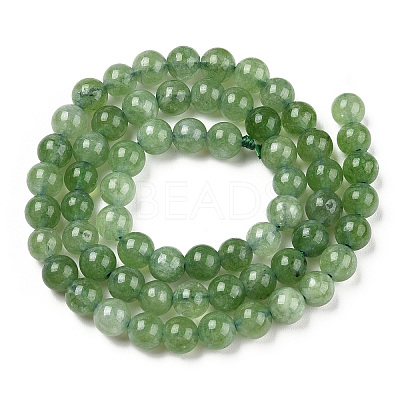 Natural Quartz Beads Strands G-R479-6mm-12-1
