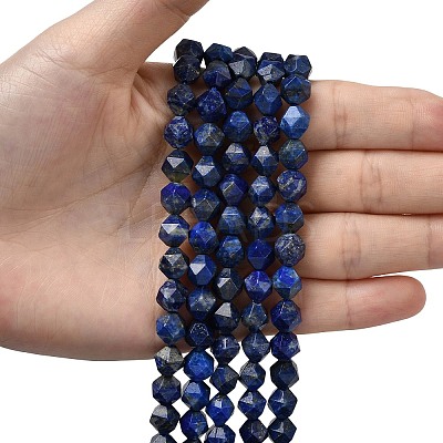 Natural Lapis Lazuli Beads Strands G-Z119-A39-02-1