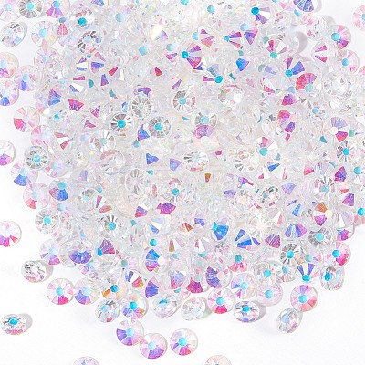 Glass Rhinestone Flat Back Cabochons RGLA-S027-001A-16SS-1