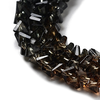 Transparent Glass Bead Strands GLAA-H023-03B-1