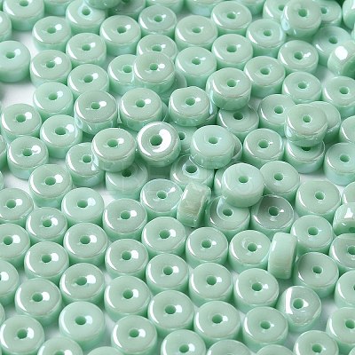 Opaque Colours Luster Glass Seed Beads SEED-E001-P3x6mm-A03-1