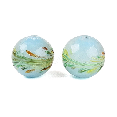 Handmade Lampwork Beads LAMP-T023-02B-06-1