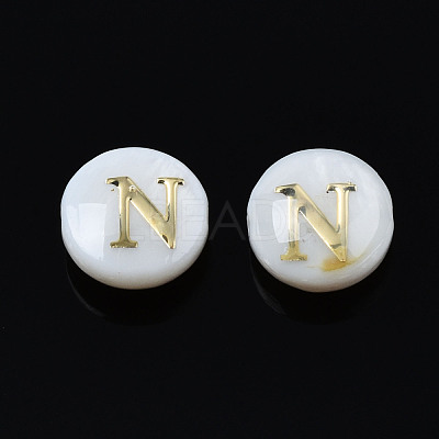 Natural Freshwater Shell Beads SHEL-S278-036N-1