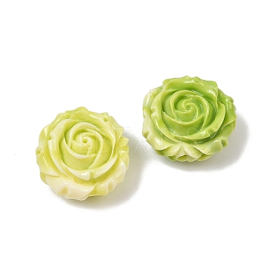 Synthetic Shell Dyed Carved Beads SHEL-U001-05-1