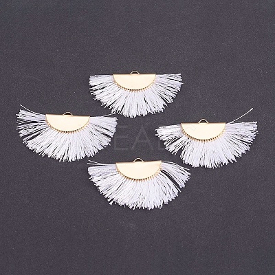 Nylon Tassel Pendants KK-F755-28G-09-NF-1