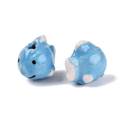 Handmade Porcelain Beads PORC-Q008-07-1