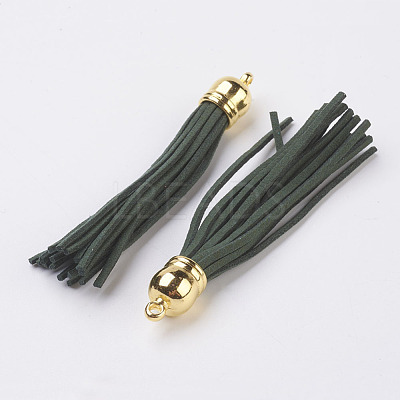 Faux Suede Tassel Pendant Decorations FIND-T003-A38-1
