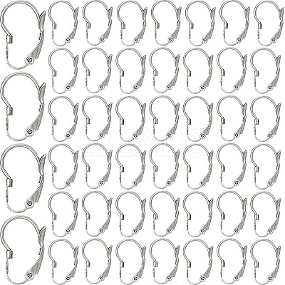 304 Stainless Steel Leverback Earring Findings STAS-SP0001-03A-1