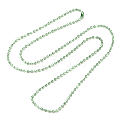 Iron Ball Bead Chains CH-E002-2.4mm-Y09A-1