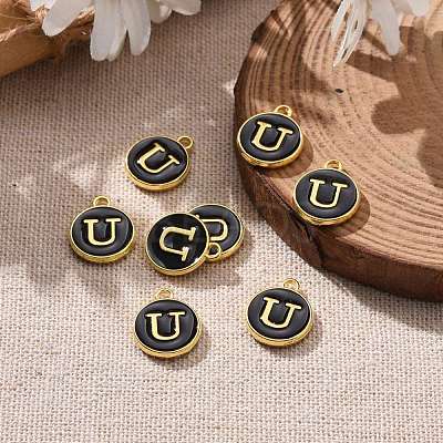 Golden Plated Alloy Charms ENAM-S118-02U-1