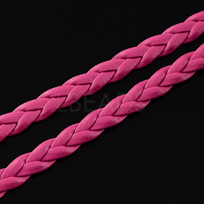Braided Imitation Leather Cords LC-S002-5mm-13-1