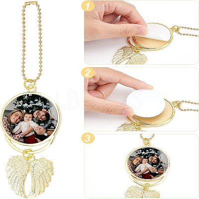 4 Sets 2 Colors Alloy Pendant Decoration Cabochon Settings FIND-CA0004-32-1
