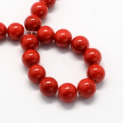Natural Dyed Mashan Jade Gemstone Bead Strands X-G-R272-16mm-01-1