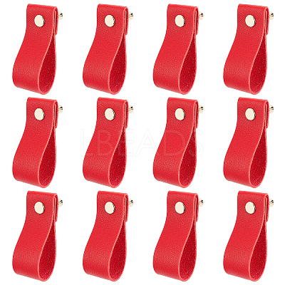 Rectangle Leather Drawer Handles AJEW-WH0251-77C-1