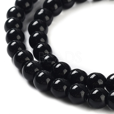 Baking Paint Pearlized Glass Pearl Round Bead Strands HY-Q003-6mm-80-1