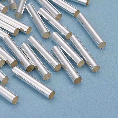 Brass Tube Beads KK-Y003-73H-S-1
