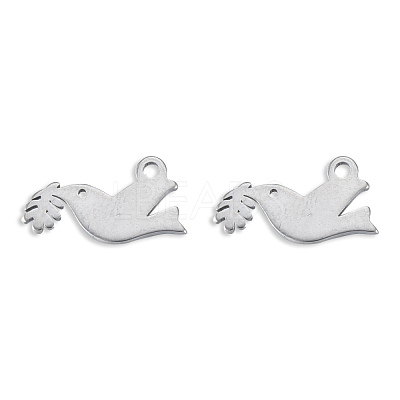 Non-Tarnish 201 Stainless Steel Charms STAS-N098-130P-1