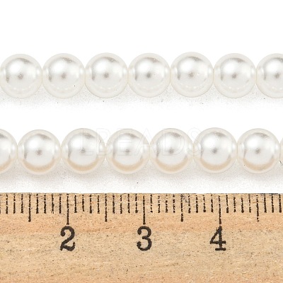 Glass Pearl Beads Strands X-HY-G002-01C-01-1