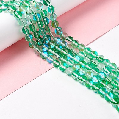 Synthetic Moonstone Beads Strands G-E573-02B-23-1