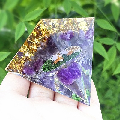 Orgonite Pyramid Resin Energy Generators PW-WG84C79-01-1